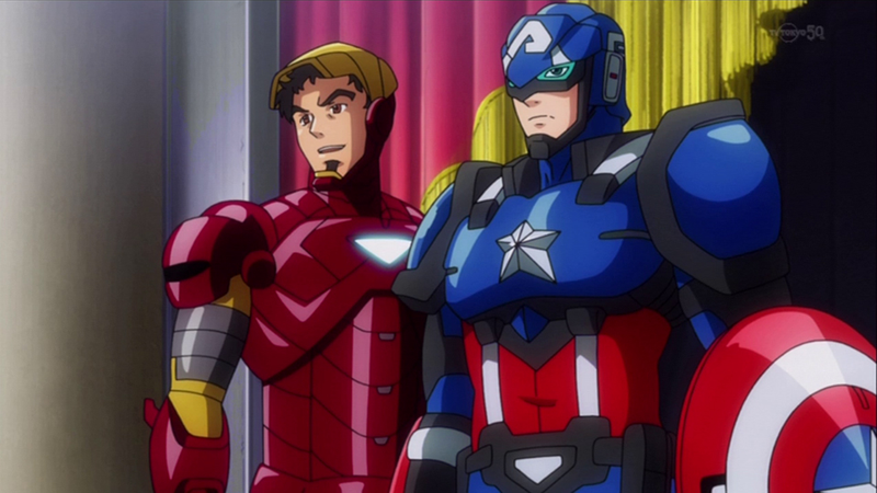Illustration for article titled The Avengers (and other Marvel Heroes) in Their Official Anime Forms